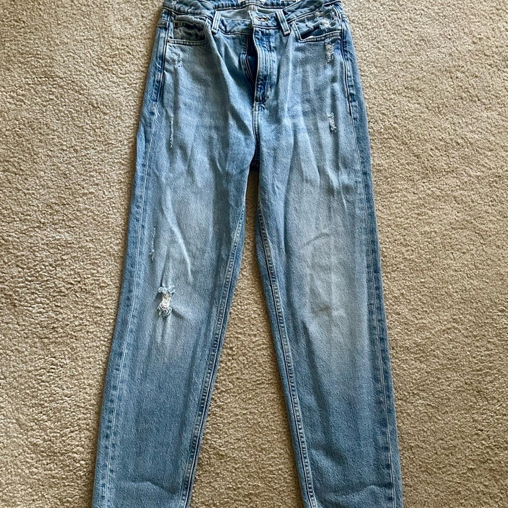 Guess Light Blue Straight Leg Jeans